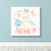 タズ™ |仲良くやっていけない?! キャンバスプリント (インサイチュ (ウッドフロア))