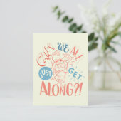 タズ™ |仲良くやっていけない?! ポストカード (スタンド正面)