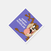 タズ™ 舌を突き出して スタンダードカクテルナプキン (角)