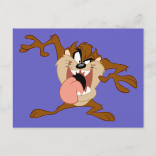 タズ™ 舌を突き出して ポストカード