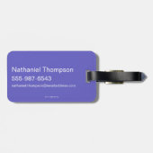 タズ™ 舌を突き出して ラゲッジタグ (裏面横)