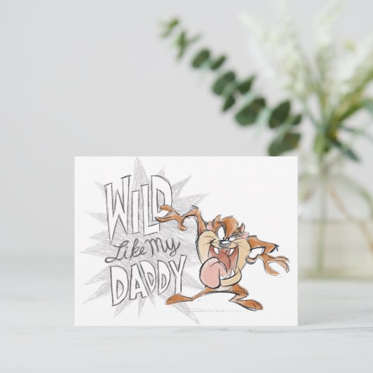 タズ™ | Wild Like My Daddy ポストカード (スタンド正面)