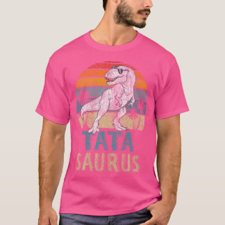 タタサウルスTレックス恐竜タタタサウルス家族の試合 Tシャツ