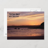 タタヒベイサンセット,ニュージーランド ポストカード (正面/裏面)