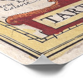 タタリーアンティーク中央・北アジアの地図 ポスター (角)