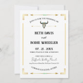 タタンカビソンイエローストーンウエスタンランチ招待状 招待状 (正面)