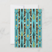 タタンカビソンイエローストーンウエスタンランチ返信カード (裏面)