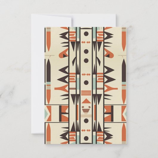 タタンカビソンイエローストーンウエスタンランチ返信カード (裏面)