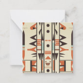 タタンカビゾンイエローストーンランチ結婚の詳細カード ノートカード (裏面)