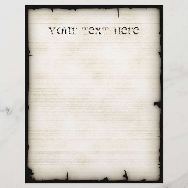 タターテッドウェスタンスタイルレターヘッド (正面)