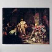 タタール・カーンの証文を引き裂くツァール・イヴァン3世 ポスター (正面)