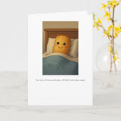 タター・トッツのホリデーカード カード (黄色い花)