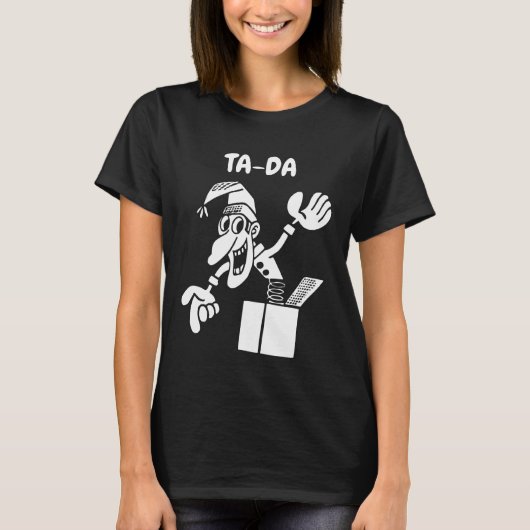タダ！びっくり箱Tシャツ Tシャツ (正面)