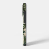 タチアオイのバラの花 iPhoneケース (左側面)