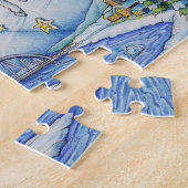 タチヤーナのそりの乗車 ジグソーパズル (側面)