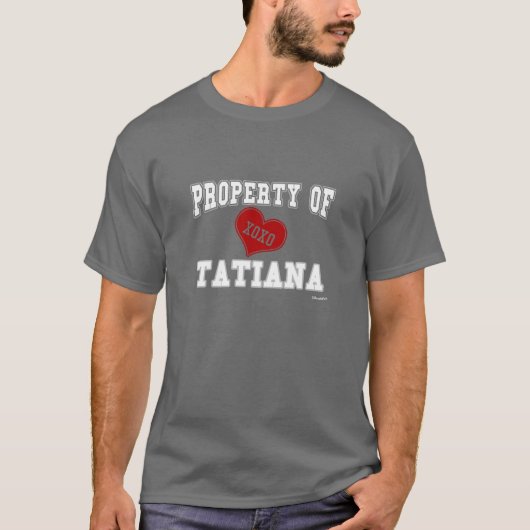 タチヤーナの特性 Tシャツ (正面)