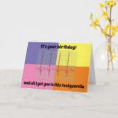 タチーメディカルパン カード (黄色い花)