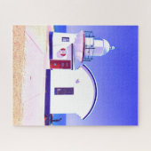 タッキングポイントライトハウスポートマコーリーオーストラリア ジグソーパズル (横)