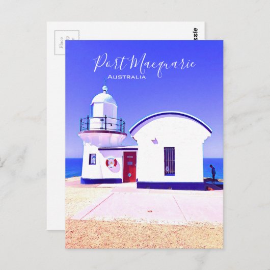 タッキング・ポイント灯台 ポートマッコーリー オーストラリア ポストカード (正面/裏面)