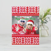 タッキーなクリスマス醜いセーターパーティー 招待状 (スタンド正面)