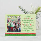 タッキークリスマスセータークリスマスグリーティングカード シーズンカード (スタンド正面)