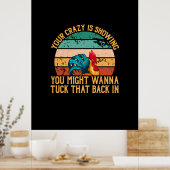 タックしたいチキンアート ポスター (キッチン)