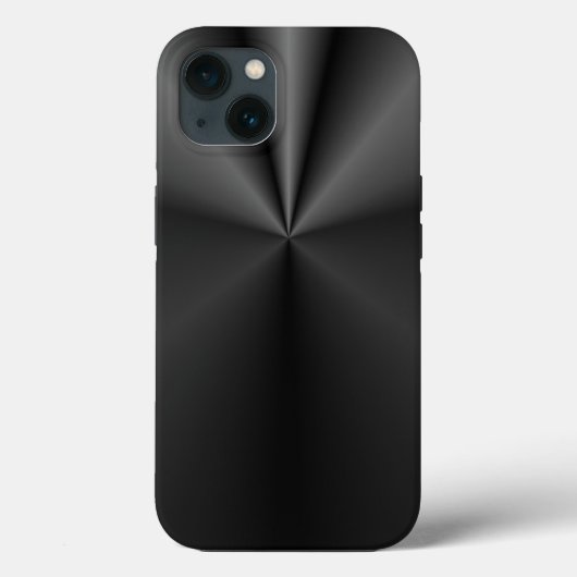 タックと:ブラッ転がクブラシ仕上げメタル Case-Mate iPhoneケース (裏面)