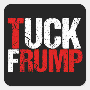 タックのFrumpおもしろいな反ドナルド・トランプ スクエアシール