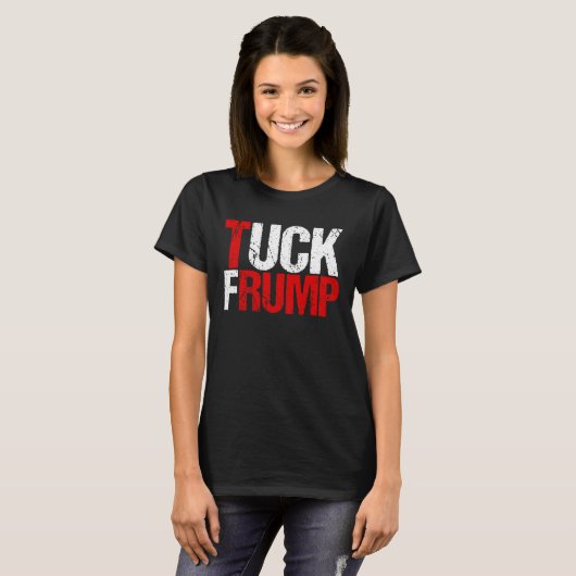 タックのFrumpおもしろいな反ドナルド・トランプ Tシャツ (正面フル)