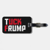 タックのFrumpのおもしろいな反ドナルド・トランプの言葉遊び ラゲッジタグ (裏面横)