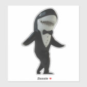 タックスの高級かわいいステッカーのサメ シール (シート)