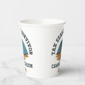 タックスシーズンサバイバーキャンピングシーズンスターター 紙コップ (左)