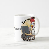 タックスシーズンマグ コーヒーマグカップ (正面右)