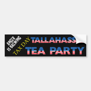 タックスデイティーパーティー - タラハシー バンパーステッカー