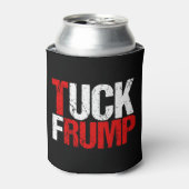 タックフランプおもしろいアンチトランプ 缶クーラー (缶正面)