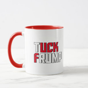 タックフランプおもしろいアンチドナルドトランプワードプレイ マグカップ