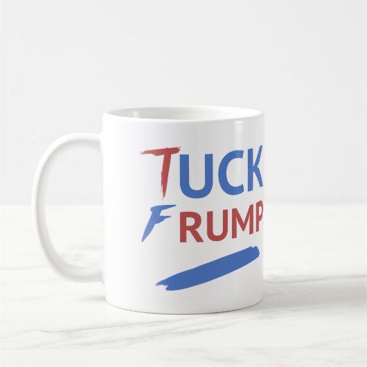 タックフランプアンチトランプ コーヒーマグカップ (左)
