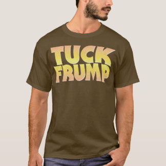 タックフランプアンチドナルドデザイン Tシャツ
