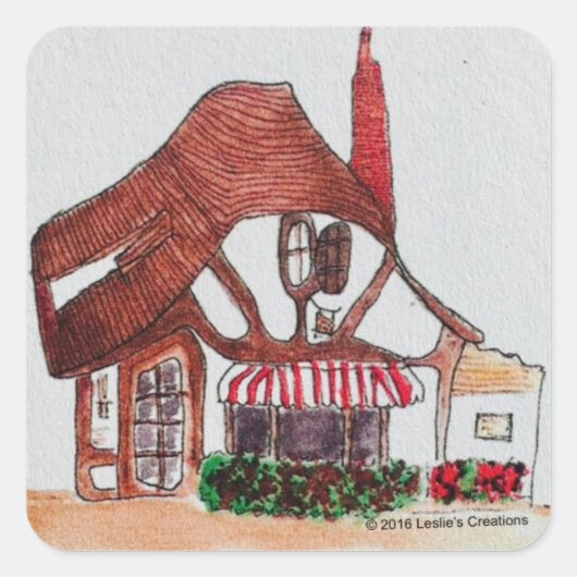 タックボックスロゴ スクエアシール (正面)