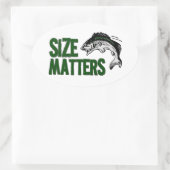 タックルおもしろいボックスサイズMATTERS漁師 楕円形シール (バッグ)