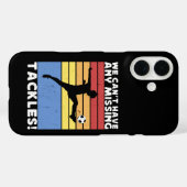 タックルを逃すな サッカー選手 Case-Mate iPhoneケース (裏面 (横))