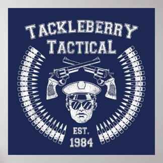 タックルベリー戦術的 ポスター