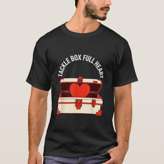 タックルボックスいっぱいのハート Tシャツ (正面)