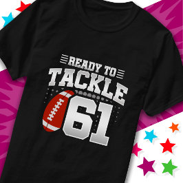 タックル準備61サッカーパーティー61誕生日 Tシャツ