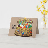 タックル金ゴールドグラフィック生魚ギアデジタル カード (黄色い花)