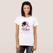 タックル フットボール 乳がん啓発 Tシャツ (正面フル)