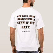 タックル Tシャツ (裏面)