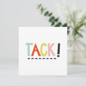 タック！カラーフラットグリーティングカード カード (スタンド正面)