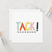タック！カラーフラットグリーティングカード カード (正面/裏面インサイチュ)