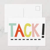 タック！ カラー ポストカード (正面/裏面)